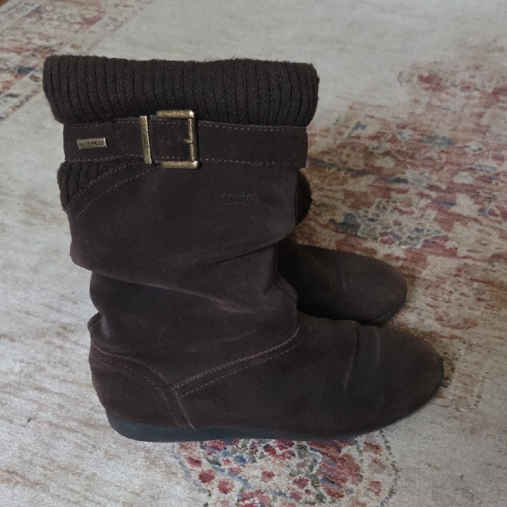 Cougar Waterproof Leather Boots